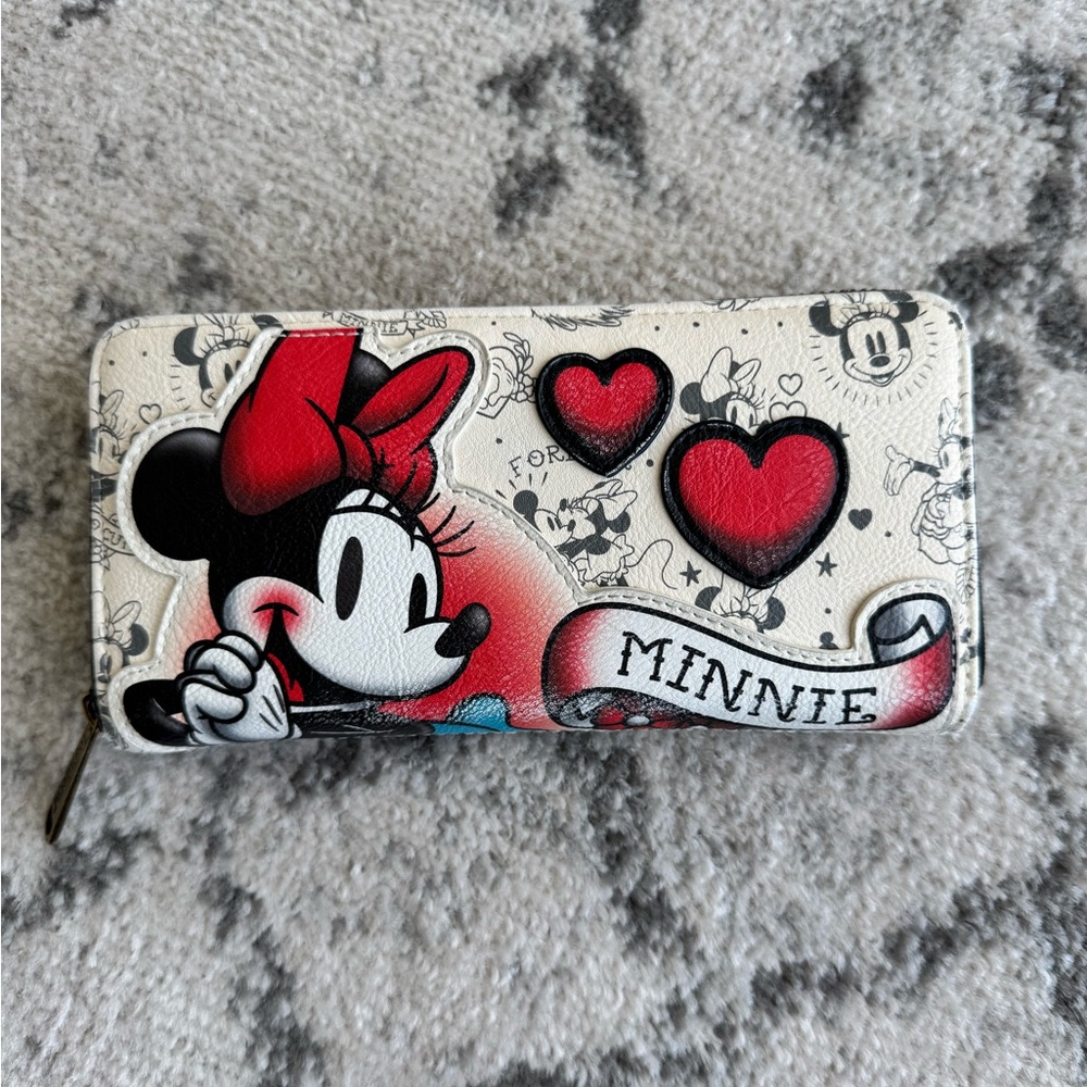 Loungefly Disney Minnie Mouse Tattoo Wallet